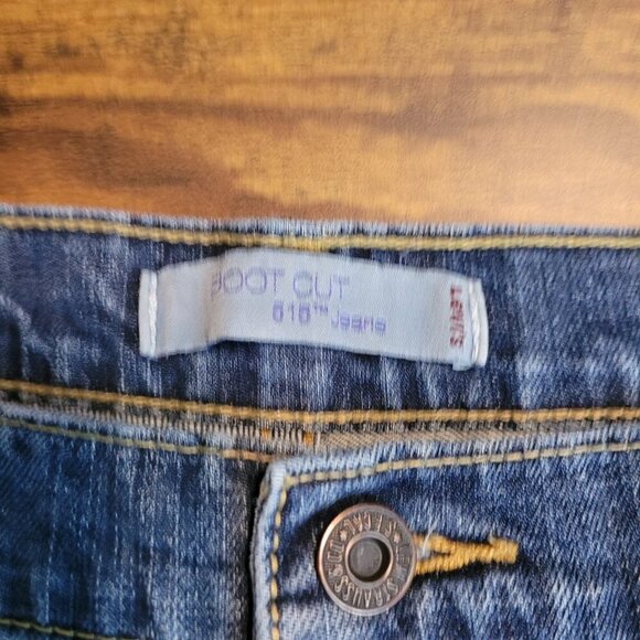 Levi's Jeans Womens 16 Bootcut 515 Button Flap Studded Mid Rise Stretch Denim - Picture 4 of 11